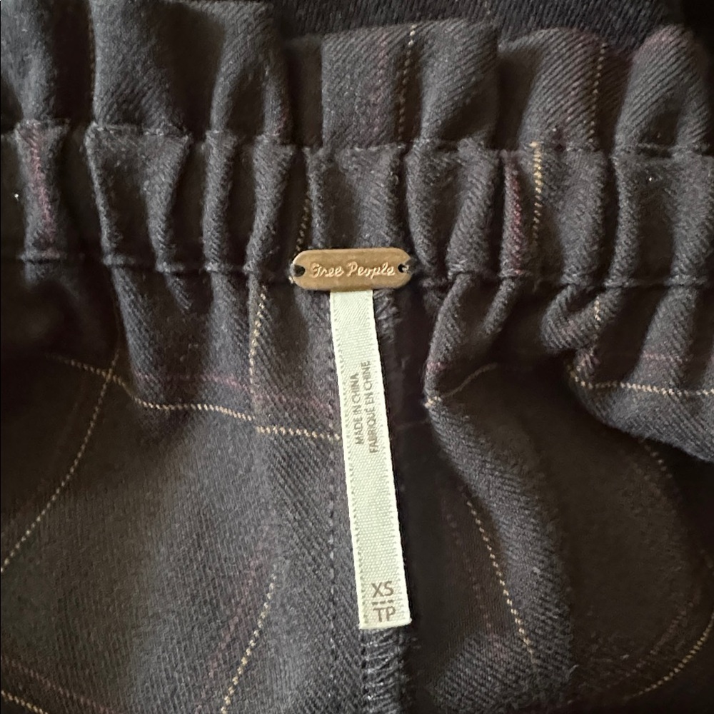 Free People Black Wide-Leg Pants - Picture 3 of 4